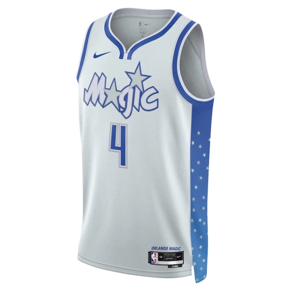 Maillot Homme Orlando Magic Jalen Suggs City Edition 2025-26 Blanc Swingman