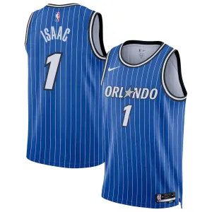 Maillot Homme Orlando Magic Jonathan Isaac Icon Edition 2025-26 Bleu Swingman