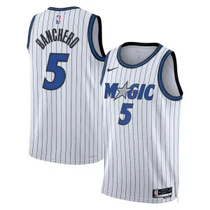 Maillot Homme Orlando Magic Paolo Banchero Association Edition 2025-26 Blanc Swingman