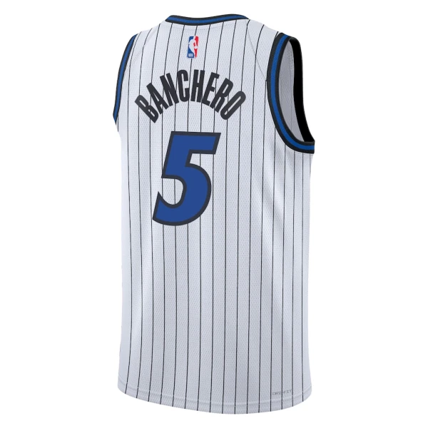 Maillot Homme Orlando Magic Paolo Banchero Association Edition 2025-26 Blanc Swingman
