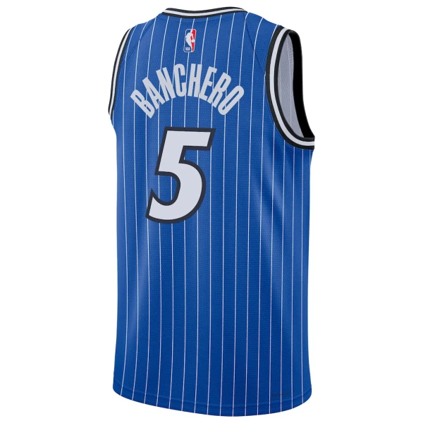 Maillot Homme Orlando Magic Paolo Banchero Icon Edition 2025-26 Bleu Swingman