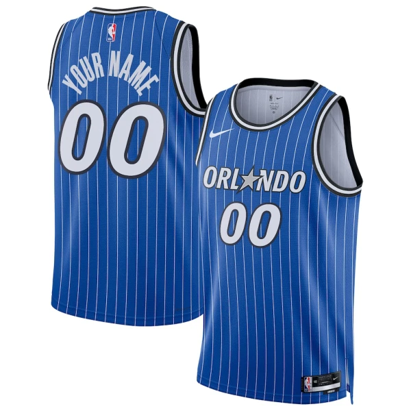 Maillot Homme Orlando Magic Personnalisé Icon Edition 2025-26 Bleu Swingman