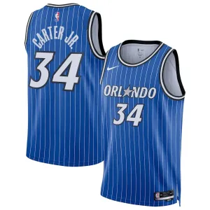 Maillot Homme Orlando Magic Wendell Carter JR Icon Edition 2025-26 Bleu Swingman