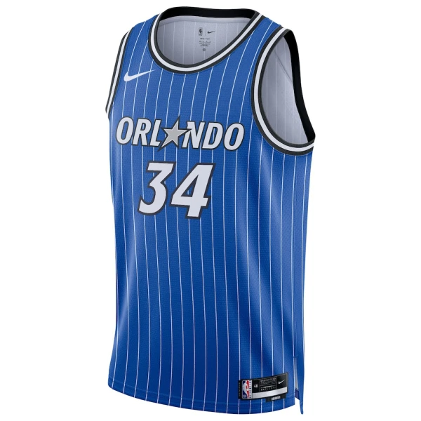 Maillot Homme Orlando Magic Wendell Carter JR Icon Edition 2025-26 Bleu Swingman