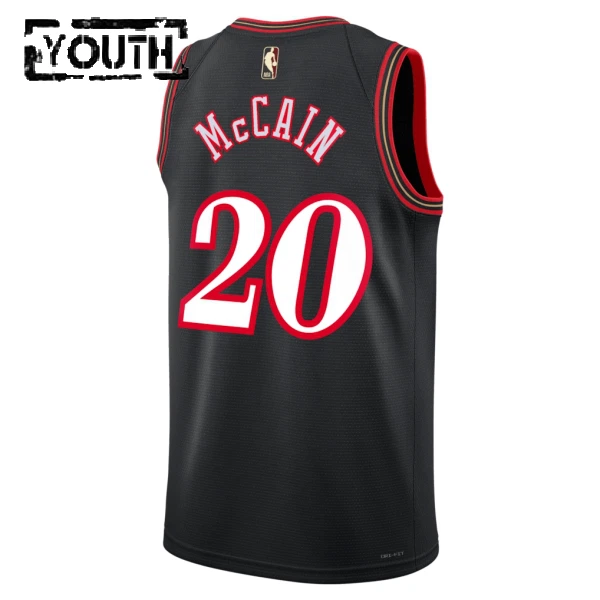 Maillot Enfant Philadelphia 76ers Jared Mccain Classic Edition 2025-26 Noir Swingman