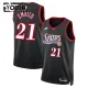 Maillot Enfant Philadelphia 76ers Joel Embiid Classic Edition 2025-26 Noir Swingman