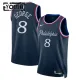 Maillot Enfant Philadelphia 76ers Paul George City Edition 2025-26 Navy Swingman