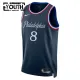 Maillot Enfant Philadelphia 76ers Paul George City Edition 2025-26 Navy Swingman
