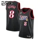 Maillot Enfant Philadelphia 76ers Paul George Classic Edition 2025-26 Noir Swingman