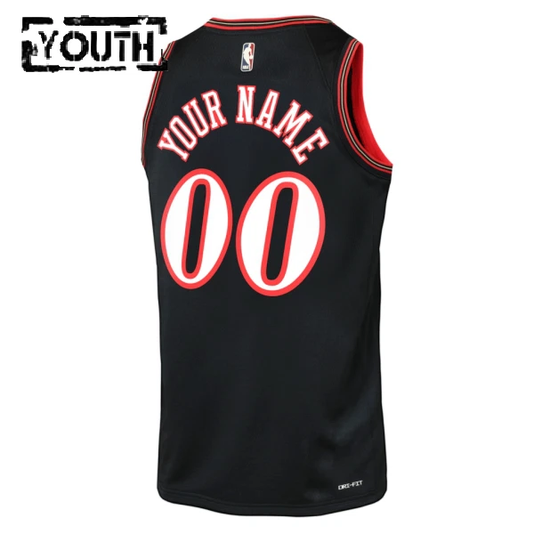 Maillot Enfant Philadelphia 76ers Personnalisé Classic Edition 2025-26 Noir Swingman
