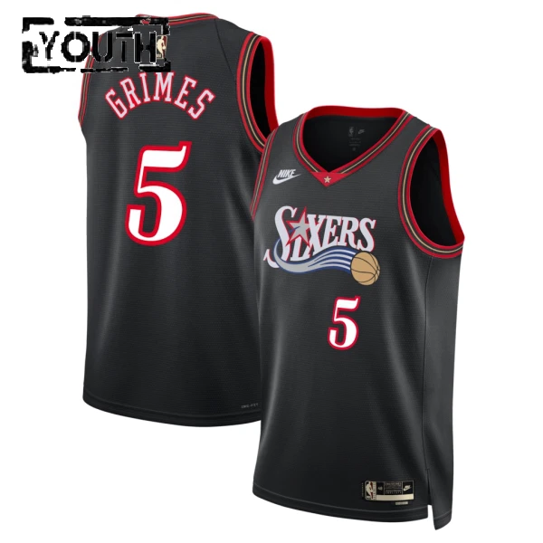 Maillot Enfant Philadelphia 76ers Quentin Grimes Classic Edition 2025-26 Noir Swingman