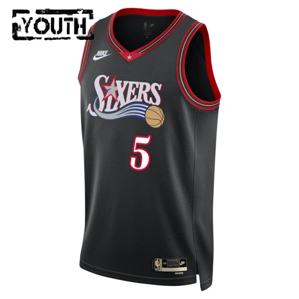 Maillot Enfant Philadelphia 76ers Quentin Grimes Classic Edition 2025-26 Noir Swingman