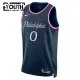 Maillot Enfant Philadelphia 76ers Tyrese Maxey City Edition 2025-26 Navy Swingman