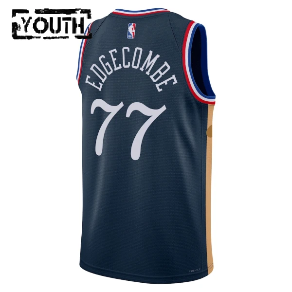 Maillot Enfant Philadelphia 76ers VJ Edgecombe City Edition 2025-26 Navy Swingman