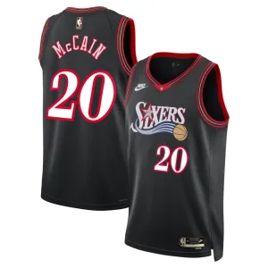 Maillot Homme Philadelphia 76ers Jared Mccain Classic Edition 2025-26 Noir Swingman