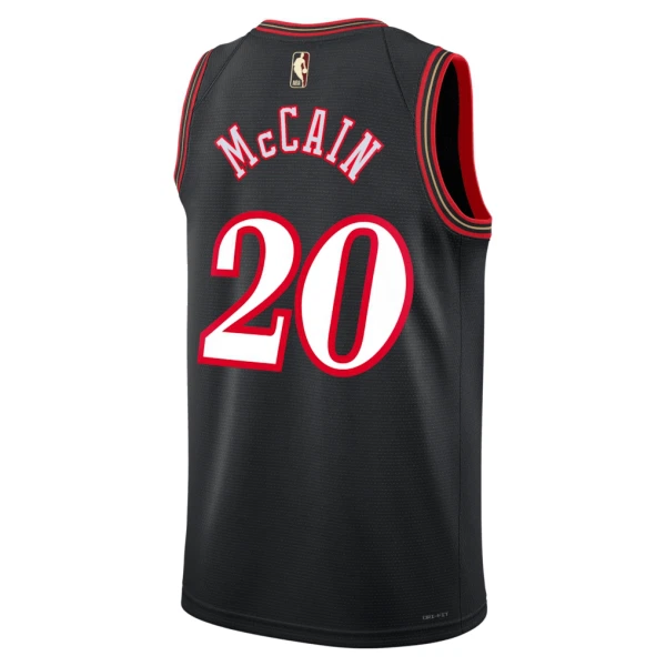 Maillot Homme Philadelphia 76ers Jared Mccain Classic Edition 2025-26 Noir Swingman