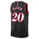 Maillot Homme Philadelphia 76ers Jared Mccain Classic Edition 2025-26 Noir Swingman