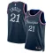 Maillot Homme Philadelphia 76ers Joel Embiid City Edition 2025-26 Navy Swingman