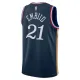 Maillot Homme Philadelphia 76ers Joel Embiid City Edition 2025-26 Navy Swingman
