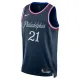 Maillot Homme Philadelphia 76ers Joel Embiid City Edition 2025-26 Navy Swingman