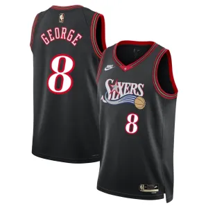 Maillot Homme Philadelphia 76ers Paul George Classic Edition 2025-26 Noir Swingman