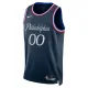 Maillot Homme Philadelphia 76ers Personnalisé City Edition 2025-26 Navy Swingman