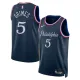 Maillot Homme Philadelphia 76ers Quentin Grimes City Edition 2025-26 Navy Swingman Maillot Homme Philadelphia 76ers Quentin Grimes City Edition 2025-26 Navy Swingman