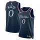 Maillot Homme Philadelphia 76ers Tyrese Maxey City Edition 2025-26 Navy Swingman