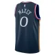 Maillot Homme Philadelphia 76ers Tyrese Maxey City Edition 2025-26 Navy Swingman