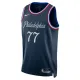 Maillot Homme Philadelphia 76ers VJ Edgecombe City Edition 2025-26 Navy Swingman