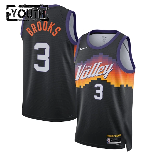 Maillot Enfant Phoenix Suns Dillon Brooks City Edition 2025-26 Noir Swingman