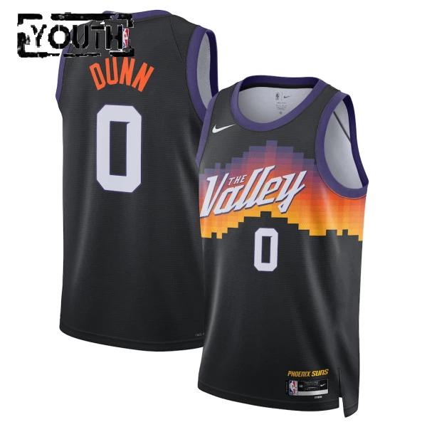 Maillot Enfant Phoenix Suns Ryan Dunn City Edition 2025-26 Noir Swingman