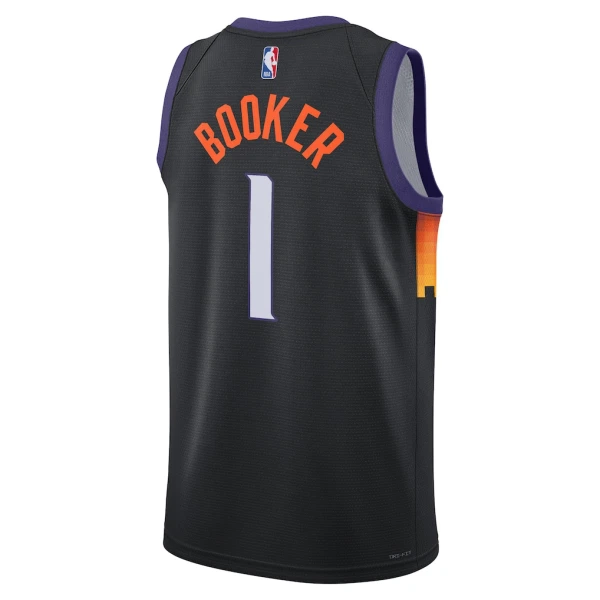 Maillot Homme Phoenix Suns Devin Booker City Edition 2025-26 Noir Swingman