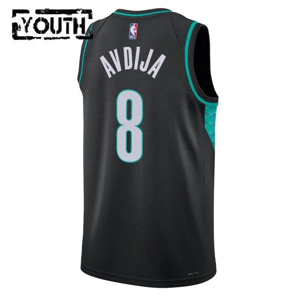 Maillot Enfant Portland Trail Blazers Deni Avdija City Edition 2025-26 Noir Swingman