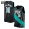 Maillot Enfant Portland Trail Blazers Personnalisé City Edition 2025-26 Noir Swingman
