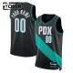 Maillot Enfant Portland Trail Blazers Personnalisé City Edition 2025-26 Noir Swingman