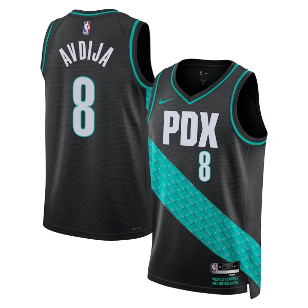 Maillot Homme Portland Trail Blazers Deni Avdija City Edition 2025-26 Noir Swingman Maillot Homme Portland Trail Blazers Deni Avdija City Edition 2025-26 Noir Swingman