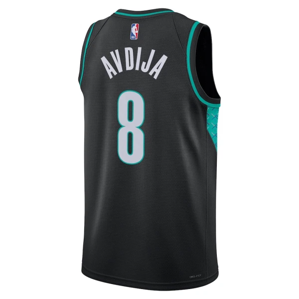 Maillot Homme Portland Trail Blazers Deni Avdija City Edition 2025-26 Noir Swingman