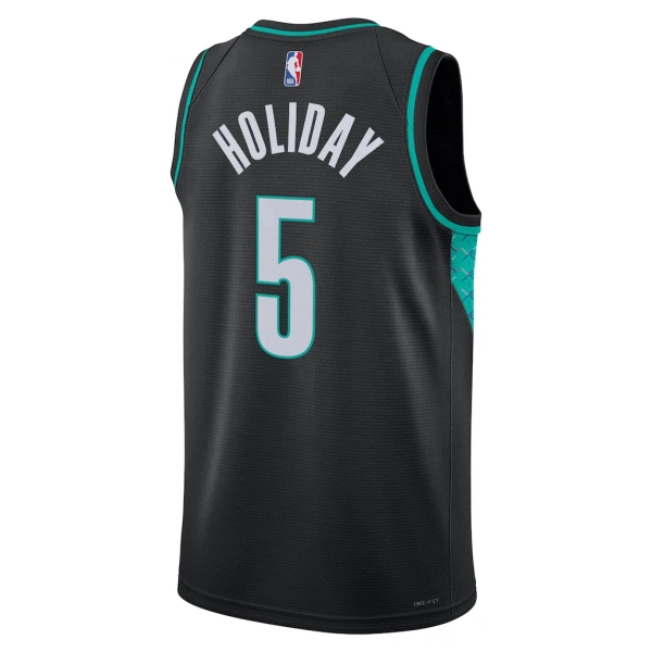 Maillot Homme Portland Trail Blazers Jrue Holiday City Edition 2025-26 Noir Swingman