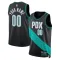 Maillot Homme Portland Trail Blazers Personnalisé City Edition 2025-26 Noir Swingman