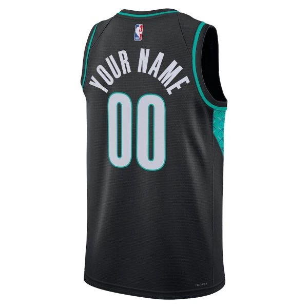 Maillot Homme Portland Trail Blazers Personnalisé City Edition 2025-26 Noir Swingman