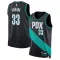 Maillot Homme Portland Trail Blazers Toumani Camara City Edition 2025-26 Noir Swingman
