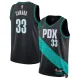 Maillot Homme Portland Trail Blazers Toumani Camara City Edition 2025-26 Noir Swingman Maillot Homme Portland Trail Blazers Toumani Camara City Edition 2025-26 Noir Swingman