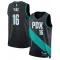 Maillot Homme Portland Trail Blazers Yang Hansen City Edition 2025-26 Noir Swingman