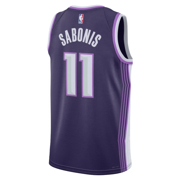 Maillot Homme Sacramento Kings Domantas Sabonis City Edition 2025-26 Violet Swingman