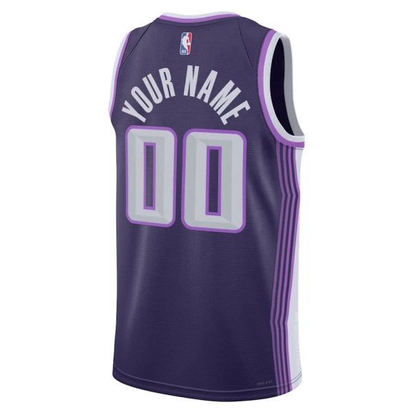 Maillot Homme Sacramento Kings Personnalisé City Edition 2025-26 Violet Swingman