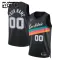Maillot Enfant San Antonio Spurs Personnalisé City Edition 2025-26 Noir Swingman