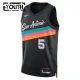 Maillot Enfant San Antonio Spurs Stephon Castle City Edition 2025-26 Noir Swingman