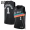 Maillot Enfant San Antonio Spurs Victor Wembanyama City Edition 2025-26 Noir Swingman