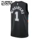 Maillot Enfant San Antonio Spurs Victor Wembanyama City Edition 2025-26 Noir Swingman
